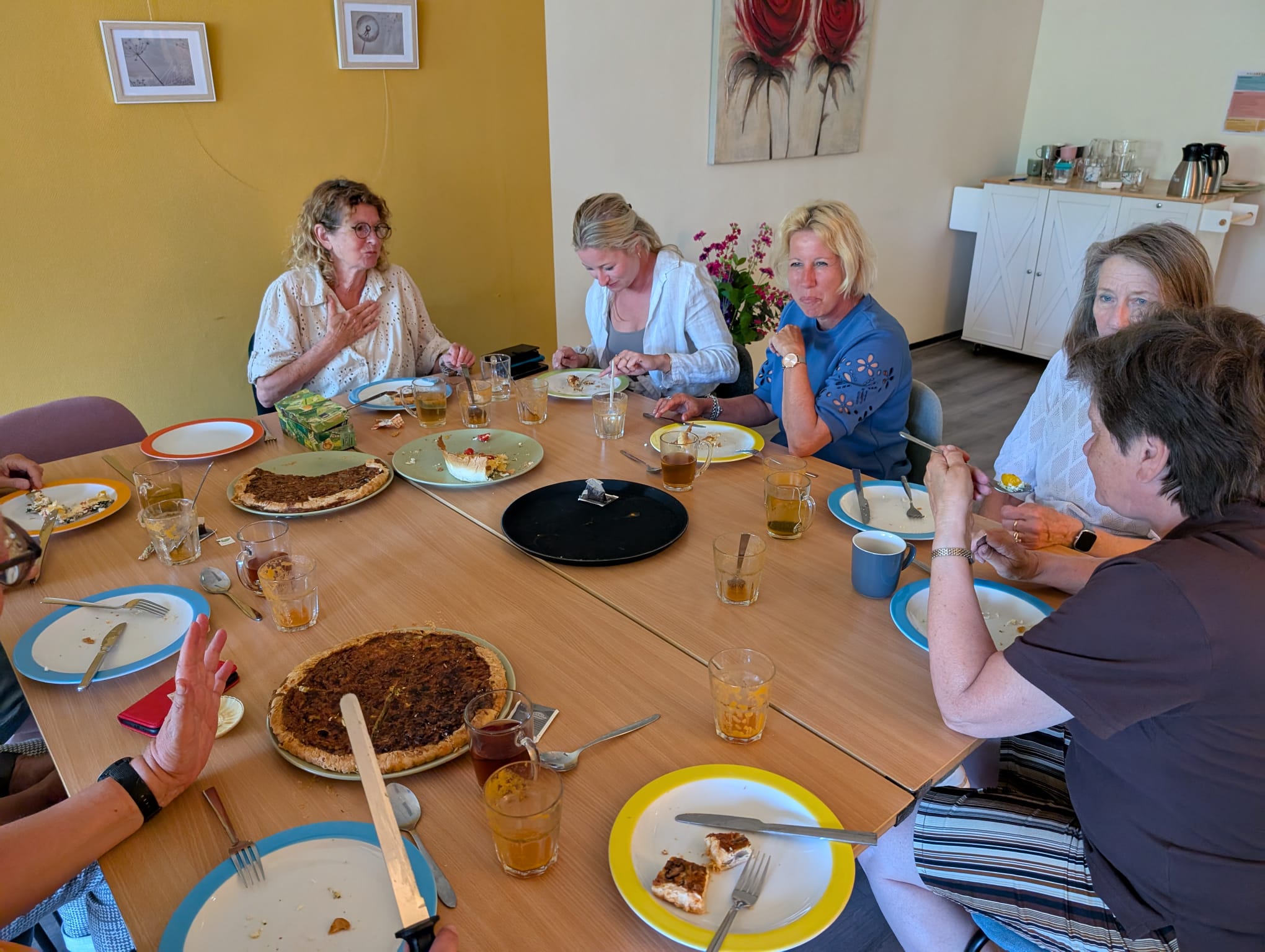 Sfeervol moment in het Sentire-centrum